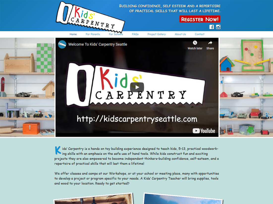 Kids Carpentry Seattle